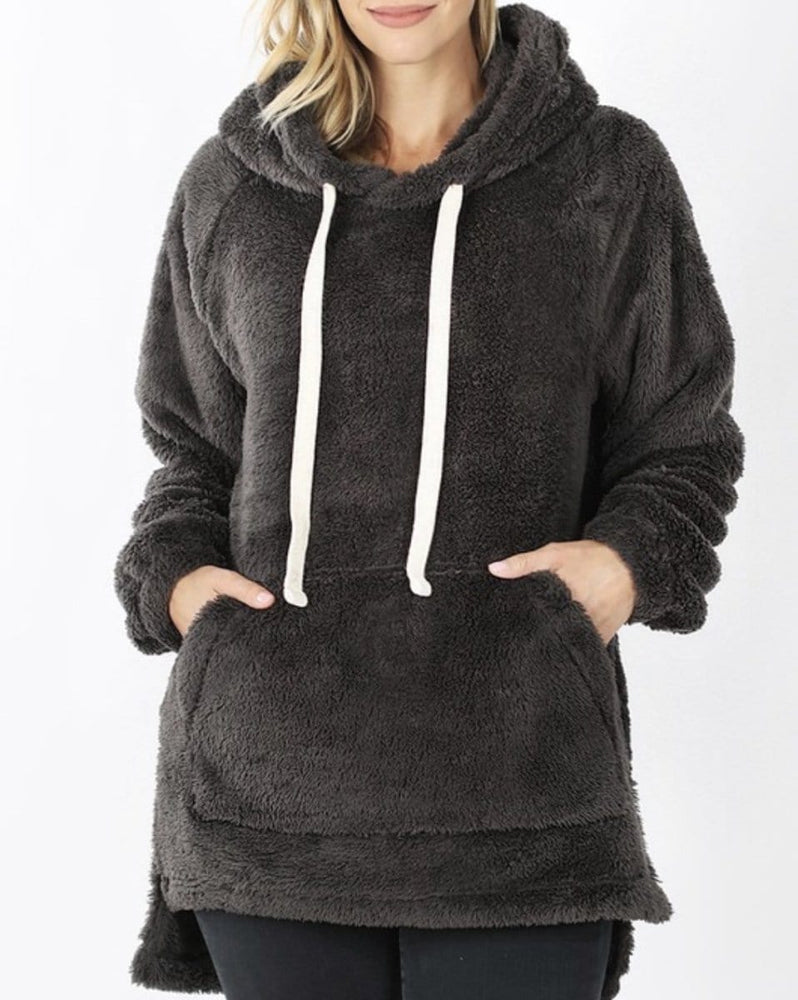 
                  
                    Hooded Faux Fur Pullover - Eighth Of August
                  
                